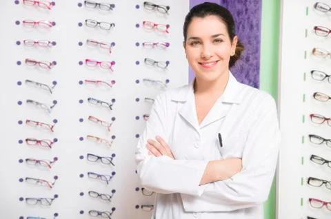 Optical store Foto stock
