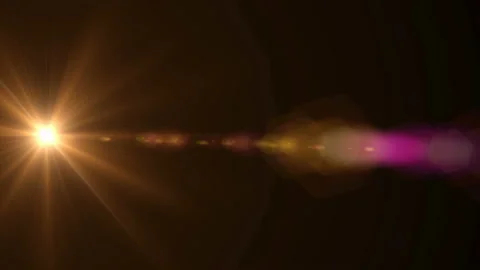 Optical sun lens flares light effect. 4K animation. 스톡 동영상 98728847