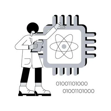 Optical technology abstract concept vector illustration. Stock Illustration