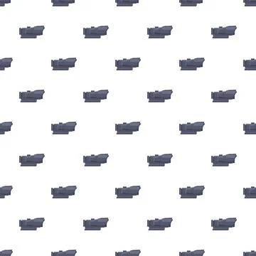 Optical weapon sight seamless pattern concept Illustrazione stock