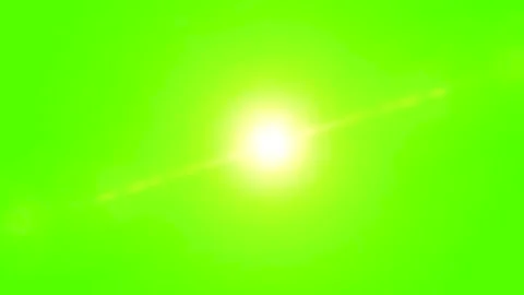 light flash green screen