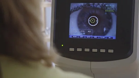 Optician at work Stock Footage 84763546