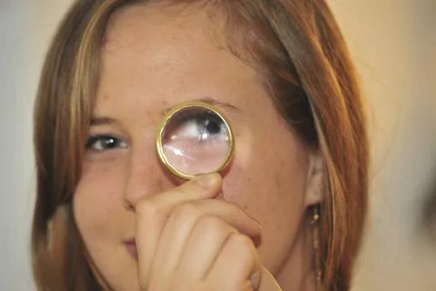  optics and visualisation,old technique in a modern world optics and visua... Foto stock