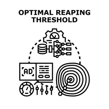 Optimal reaping threshold concept for data management Illustration