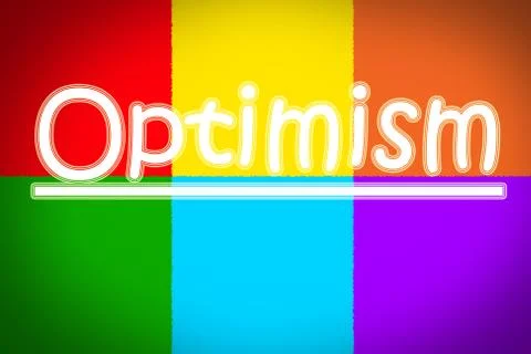Optimism concept Stock Illustration