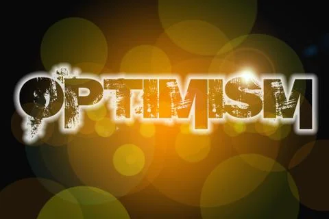 Optimism concept Stock Illustration