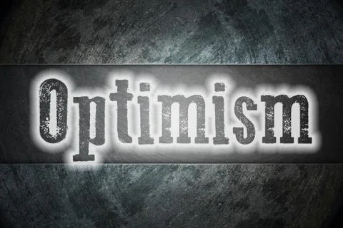 Optimism concept Stock Illustration
