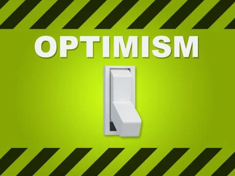 Optimism - personality concept Stock Illustration