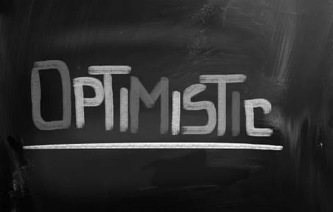 Optimistic concept Stock Illustration