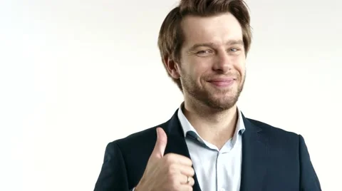 Optimistic man Stock Footage 42956694