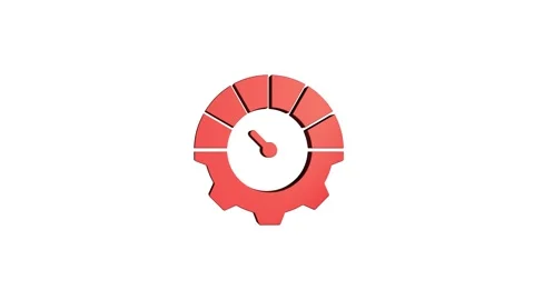 Optimization 3D rendering rotating gear mechanism wheel for teamwork succes.. 動画素材 313463634