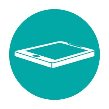 Optimization and tuning smartphone database icon Illustrazione stock