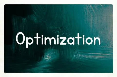 Optimization concept Stock Illustration