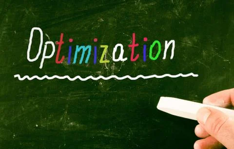 Optimization concept Stockfoto's
