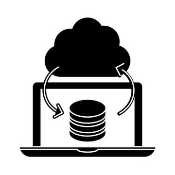 Optimization database icon image design Stock Illustration