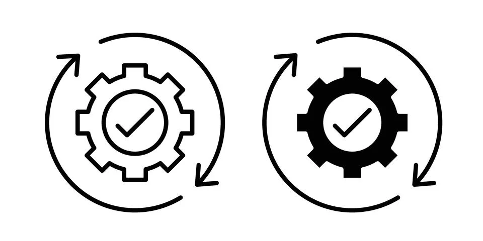 Optimization icon design. Simple Vector illustrations.. Stockillustratie