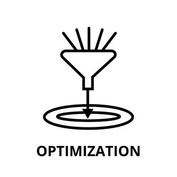 Optimization icon, for graphic and web design Stock Illustration