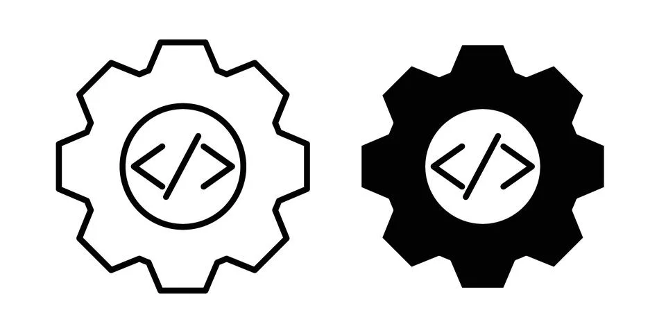 Optimization icon illustration vector, icon set for apps Stock Illustration