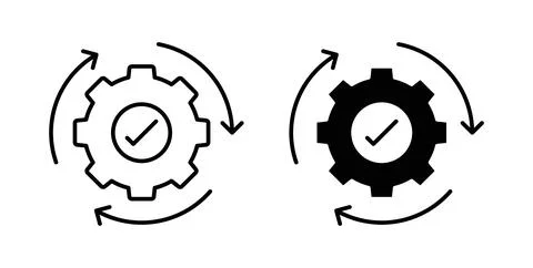 Optimization icon vector art Illustrations Stock Illustration