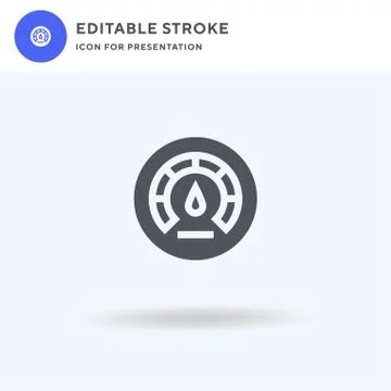 Optimization icon vector, filled flat sign, solid pictogram isolated on white Illustrazione stock