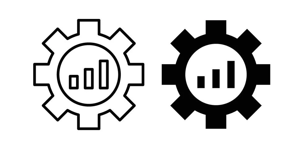 Optimization icon vector, illustration icon set Stock Illustration