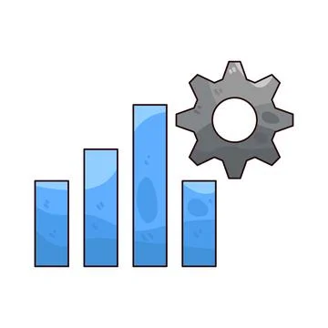 Optimization illustration Illustrazione stock