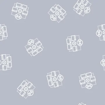 Optimization link line seamless pattern イラスト素材