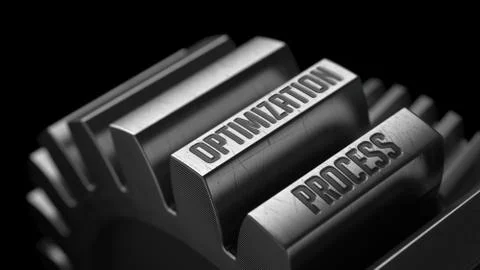 Optimization Process on the Metal Gears Stock Illustration