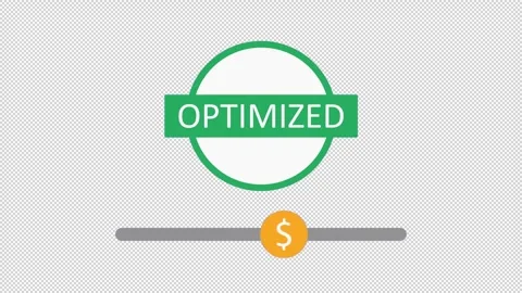 Optimization slider 스톡 동영상 320209157
