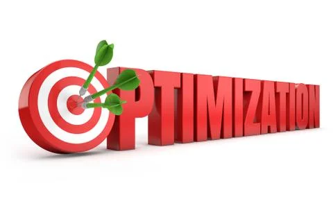 Optimization target seo Illustrazione stock