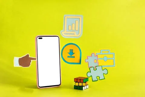 Optimization, web analysis and seo marketing concept Stock Photos