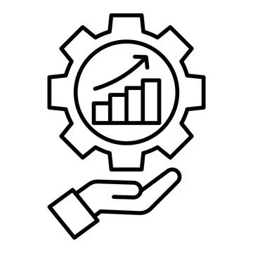 Optimize Line Icon 库存插图
