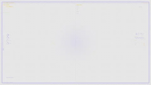 Optimized HUD Square Reticle Tracker: Visualization Plate : 4K Alpha Stock Footage 332935992