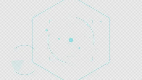 Optimized Seamless HUD Deep Space Navigator: Master UI Screen : 4K Alpha Stock-Footage 332942843