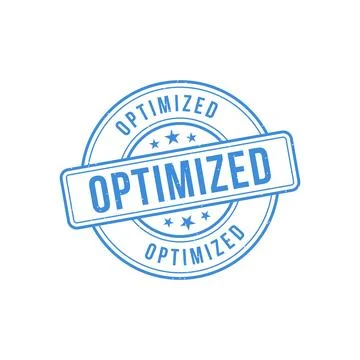Optimized Stamp, Optimized Grunge Round Sign Stock Illustration