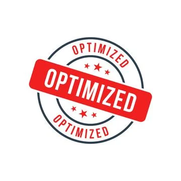 Optimized Stamp, Optimized Grunge Round Sign Stock Illustration