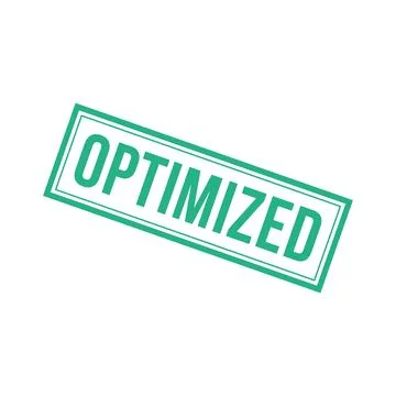 Optimized Stamp, Optimized Grunge Square Sign Stock Illustration