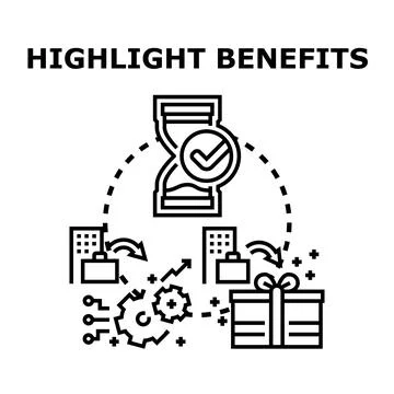 Optimizing business processes for service benefits and efficiency 库存插图