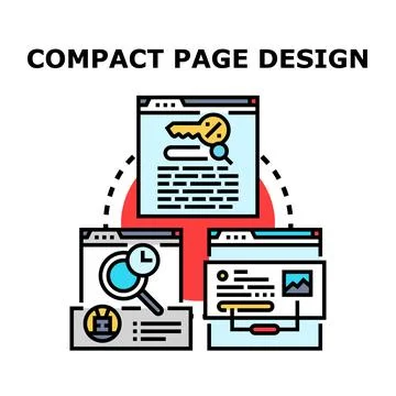 Optimizing content for responsive web page design Иллюстрация