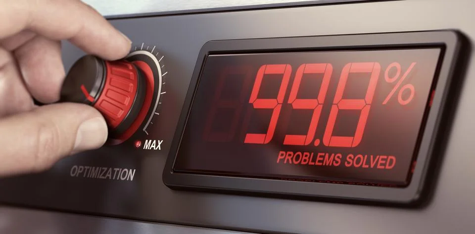 Optimizing Customer Service Operations,  KPI Key Performance Indicator Stock Photos