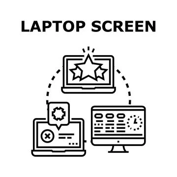 Optimizing digital productivity with various screen concepts イラスト素材