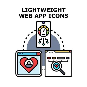 Optimizing lightweight web application performance and user experience Illustrazione stock