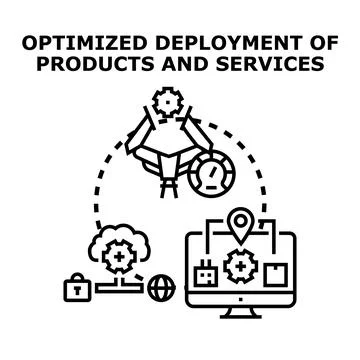 Optimizing product and service deployment strategy 库存插图