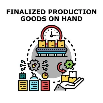 Optimizing production line managing raw materials and finished goods 库存插图