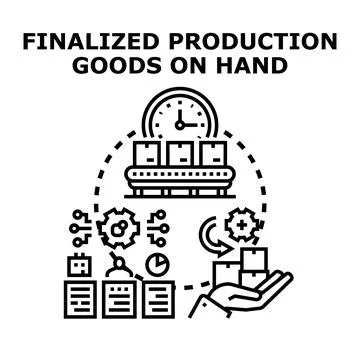 Optimizing production line managing raw materials and finished goods 库存插图