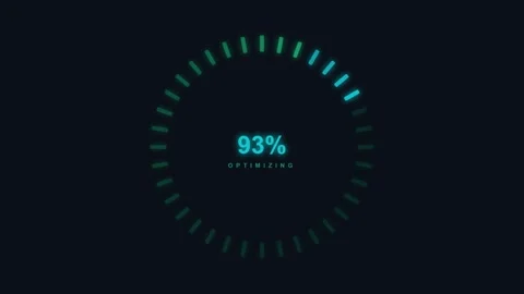 Optimizing Progress Bar Animation for Software Upgrade and Ui Design Stock Footage 333722074