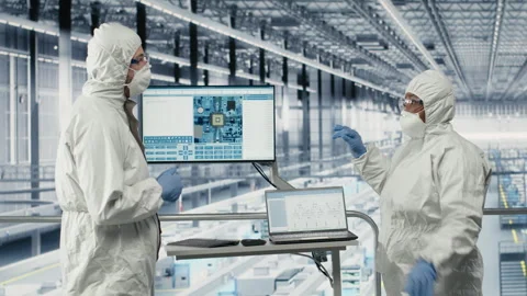 Optimizing semiconductor design, AI and hardware developers 스톡 동영상 333378620