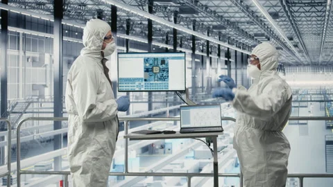 Optimizing semiconductor design, AI and hardware developers 스톡 동영상 333382724