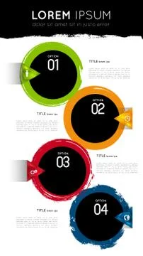 Option benners template Stock Illustration