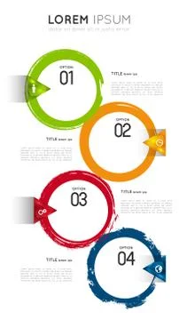 Option benners template Stock Illustration